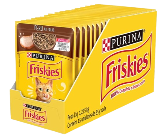 Sachê Friskies sabor Peru ao molho - 15 und